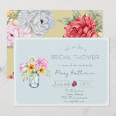 Poppy floral vrijgezellenfeest bundel kaart (Voorkant / Achterkant)