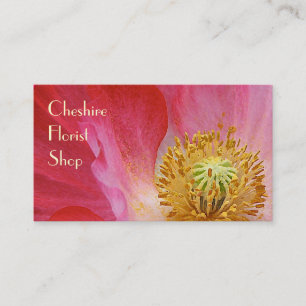 Poppy Florist Visitekaartje