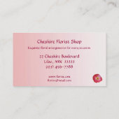 Poppy Florist Visitekaartje (Achterkant)