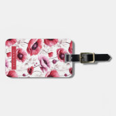 Poppy Flower Bagagelabels (Voorkant horizontaal)