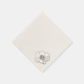 Poppy Flower - Cocktail Napkins Servet (Hoek)