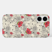 Poppy flower Garden Pattern Case-Mate iPhone Case (Achterkant (horizontaal))