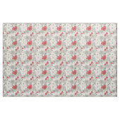 Poppy flower Garden Pattern Stof (Fat Quarter)