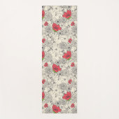 Poppy flower Garden Pattern Yogamat (Voorkant)