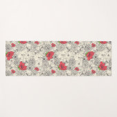 Poppy flower Garden Pattern Yogamat (Voorkant (horizontaal))