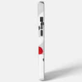 Poppy flower gift botanical pretty monogram Case-Mate iPhone case (Achterkant / Links)