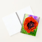 Poppy Flower Notitieboek (Binnen)
