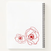 Poppy Flower Notitieboek (Achterkant)