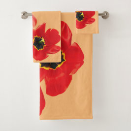 Poppy Flower Shirt, Poppy Shirt, Floral Shirt, Bad Handdoek