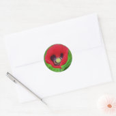 Poppy Flower Sticker (Envelop)