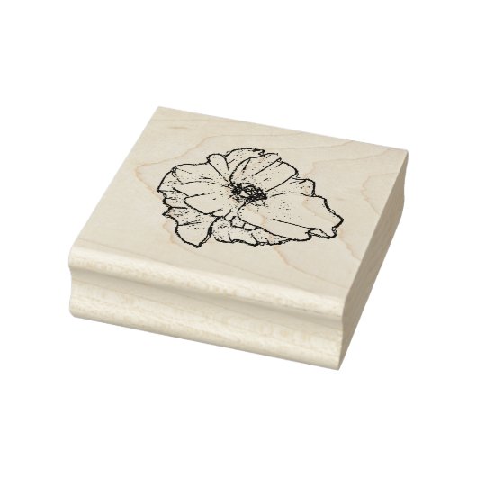 Poppy Flower voor al uw lente stempelprojecten Rubberstempel (Stempel)