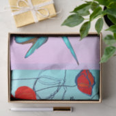 Poppy Flowers and Butterfly Decoupage  Tissuepapier (Geschenk)