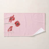 Poppy Flowers Bad Handdoek (Handdoek)