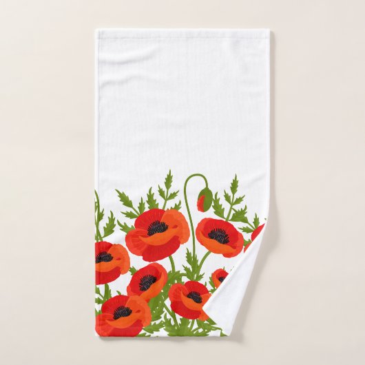 Poppy Flowers Bad Handdoek (Handdoek)
