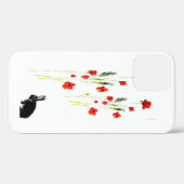 Poppy Flowers Bunny Rabbit Art Case-Mate iPhone Case (Achterkant (horizontaal))