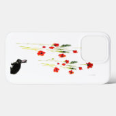 Poppy Flowers Bunny Rabbit Art Case-Mate iPhone Case (Achterkant (horizontaal))