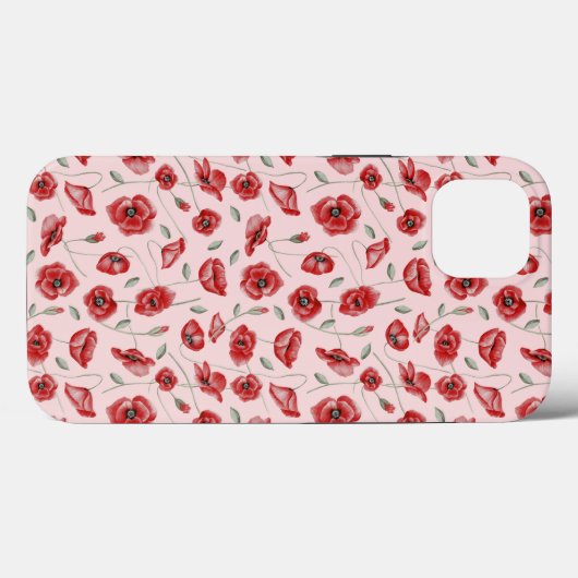 Poppy Flowers Case-Mate iPhone Case (Achterkant (horizontaal))