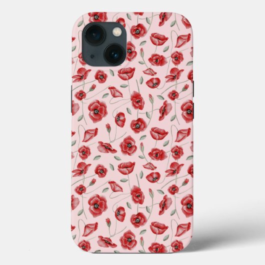 Poppy Flowers Case-Mate iPhone Case (Achterkant)