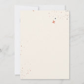 Poppy Flowers en Sweet 16 verjaardagsfeestje Kaart (Achterkant)