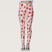 Poppy Flowers Leggings (Voorkant)