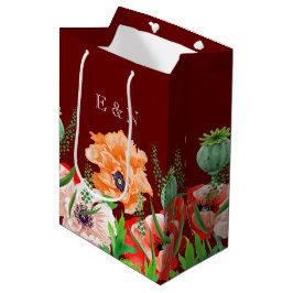 Poppy Flowers Medium Gift Bag Cadeauzakje