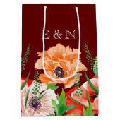 Poppy Flowers Medium Gift Bag Cadeauzakje (Achterkant)