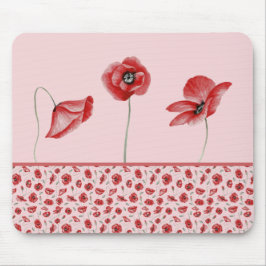 Poppy Flowers Muismat