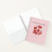 Poppy Flowers Notitieboek (Binnen)