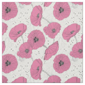 Poppy Flowers Patroonstructuur Stof (Swatch)