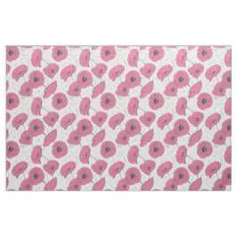 Poppy Flowers Patroonstructuur Stof