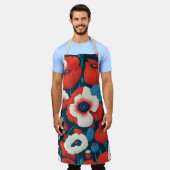 Poppy Flowers Schort (Gedragen)