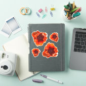 Poppy Flowers Sticker (iPad Cover)