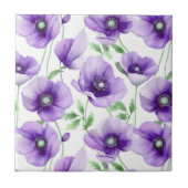 Poppy Flowers Tegel Tegeltje (Voorkant)