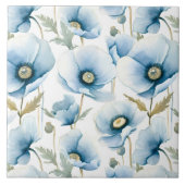 Poppy Flowers Tegel Tegeltje (Voorkant)