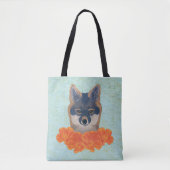 Poppy Fox Canvas tas (Voorkant)