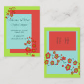 Poppy Fun Trendy Visitekaartje (Voorkant / Achterkant)