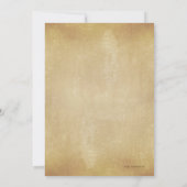 Poppy Funeral Announements Memorial Cards Kaart (Achterkant)