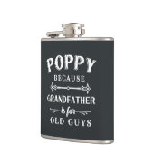Poppy | Funny Grandfather is voor oude jongens Heupfles (Links)