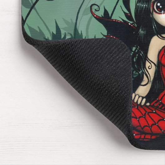 Poppy Garden gothic poppies fairy Mousepad Muismat (Hoek)