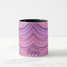 POPPY ~ GLANZEND 3D Zany Pink Mauve Fractal ~