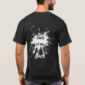 Poppy, glimlach op mijn rug t-shirt (Achterkant)