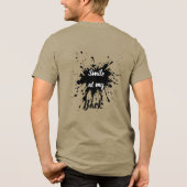 Poppy, glimlach op mijn rug Tri-Blend shirt (Achterkant)