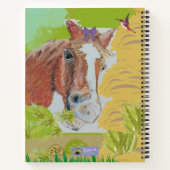 Poppy glimlacht kleurrijk, notitieboek (Achterkant)