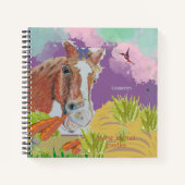 Poppy glimlacht kleurrijk, notitieboek (Voorkant)