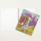Poppy glimlacht kleurrijk, paardenglimlachen planner (Display)