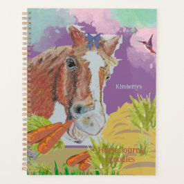 Poppy glimlacht kleurrijk, paardenglimlachen planner