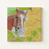 Poppy glimlacht Notitieboek (Achterkant)