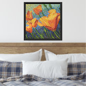 Poppy Glow Canvas Afdruk (Insitu (Slaapkamer))
