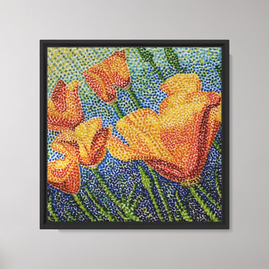 Poppy Glow Canvas Afdruk (Voorkant)