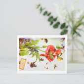 Poppy Gnome Briefkaart (Staand voorkant)